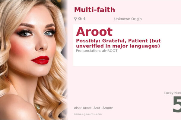 Aroot Name Meaning — Origin, Gender & Details (2025)