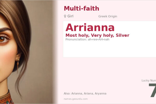 Arrianna Name Meaning — Greek Origin, Girl Name & Details (2025)