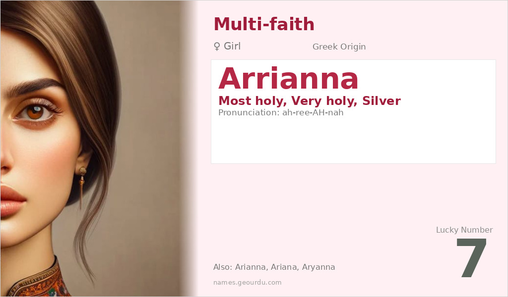 Arrianna Name Meaning and Details