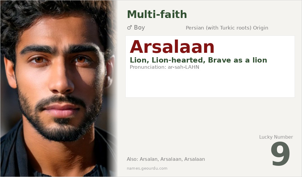 Arsalaan Name Meaning and Details