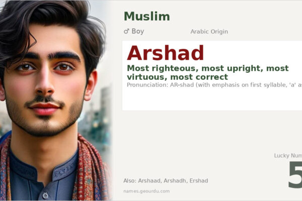 Arshad Name Meaning — Arabic Origin, Boy Name & Details (2025)