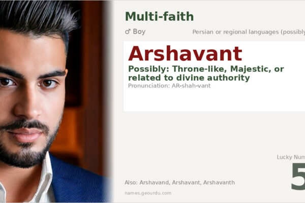 Arshavant Name Meaning — Origin, Gender & Details (2025)