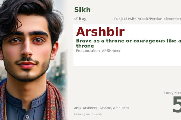 Arshbir Name Meaning — Origin, Gender & Details (2025)