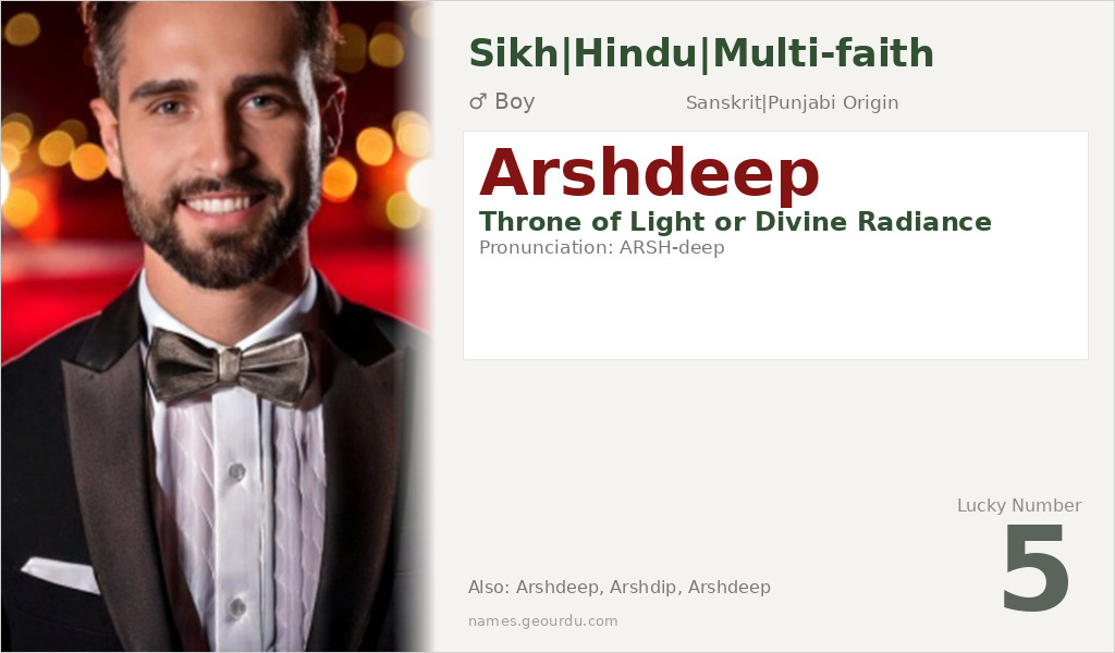 Arshdeep Name Meaning and Details