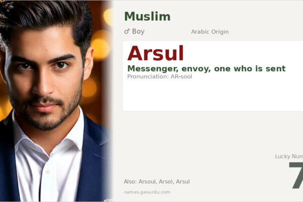 Arsul Name Meaning — Arabic Origin, Boy Name & Islamic Significance (2025)