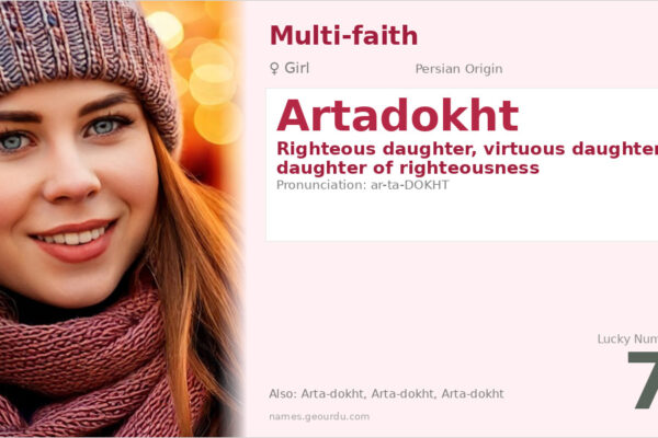 Artadokht Name Meaning — Persian Origin, Girl Name & History (2025)