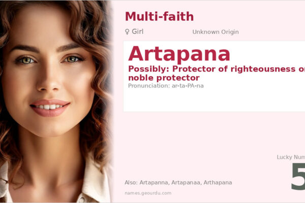 Artapana Name Meaning — Origin, Gender & Details (2025)