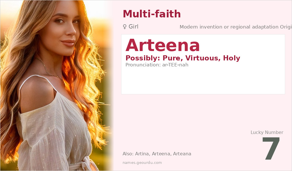 Arteena Name Meaning and Details