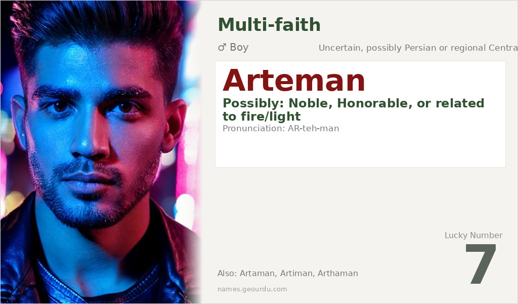 Arteman Name Meaning and Details