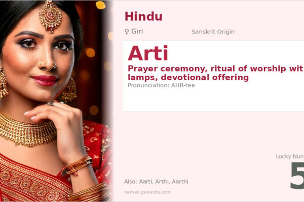 Arti Name Meaning — Hindu Origin, Girl Name & Details (2025)