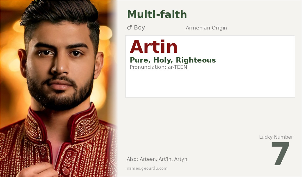 Artin Name Meaning and Details