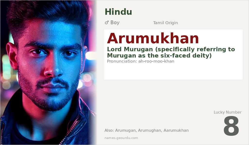 Arumukhan Name Meaning and Details