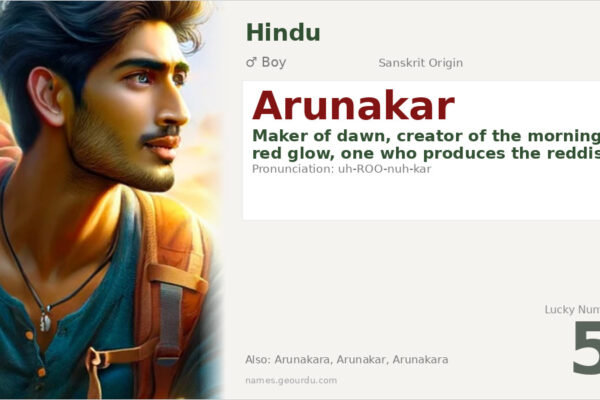 Arunakar Meaning — Sanskrit Origin, Boy Name & Details (2025)