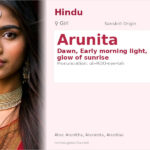 Arunita Name Meaning and Details