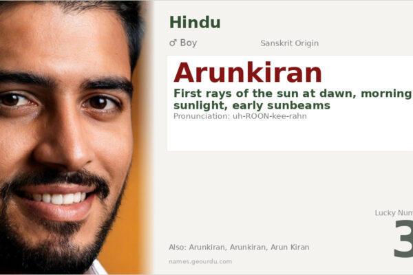 Arunkiran Name Meaning — Sanskrit Origin, Boy Name & Details (2025)
