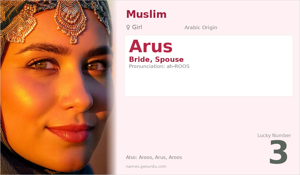 Arus Name Meaning and Details