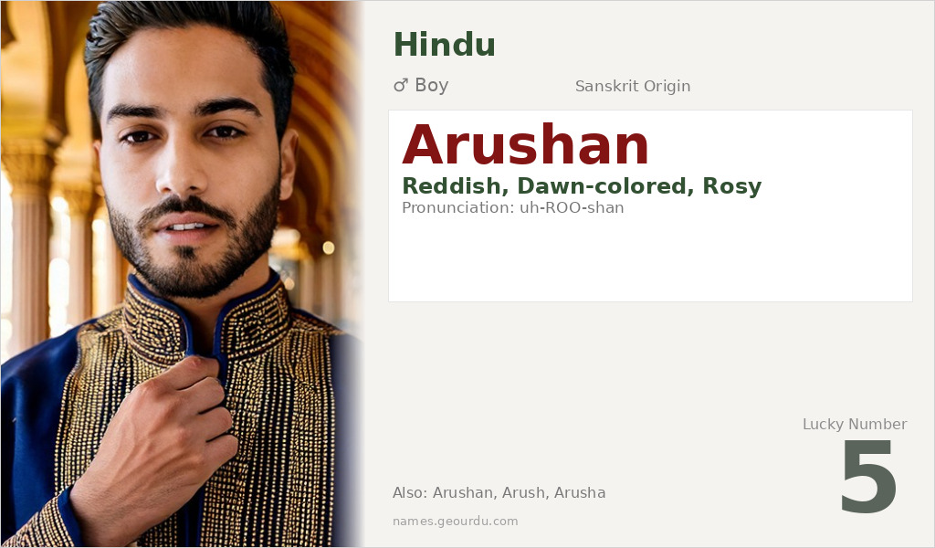 Arushan Name Meaning and Details