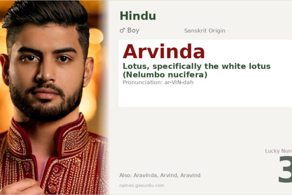 Arvinda Name Meaning — Sanskrit Origin, Boy Name & Details (2025)