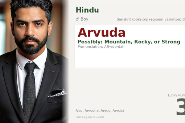 Arvuda Name Meaning — Origin, Gender & Details (2025)
