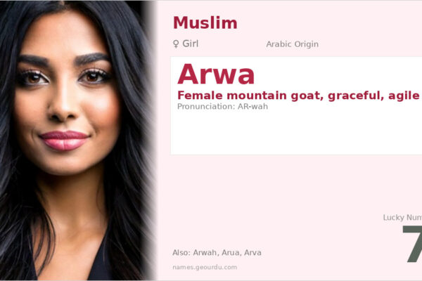 Arwa Name Meaning — Arabic Origin, Girl Name & Historical Significance (2025)