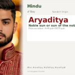 Aryaditya Name Meaning and Details