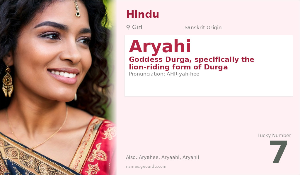Aryahi Name Meaning and Details