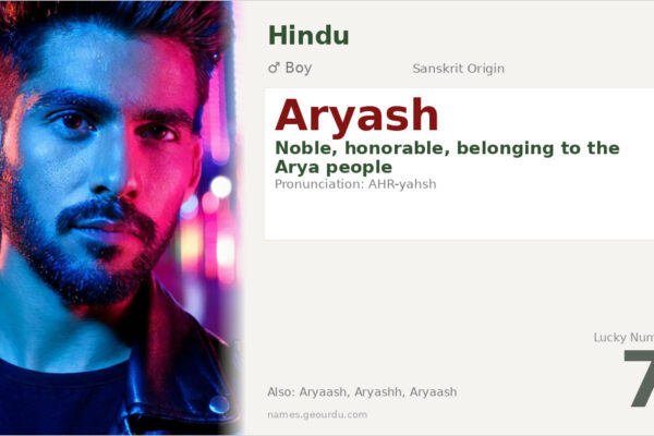 Aryash Name Meaning — Sanskrit Origin, Boy Name & Details (2025)