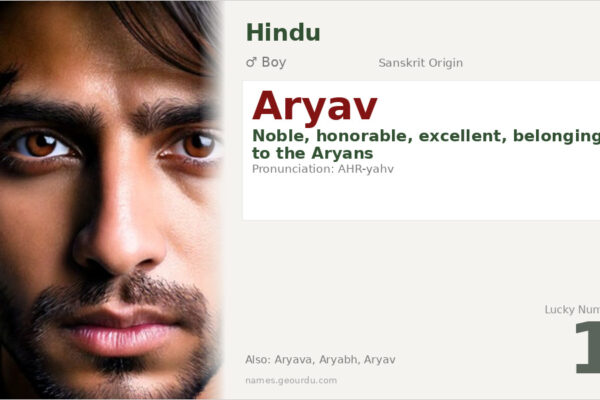 Aryav Name Meaning — Sanskrit Origin, Boy Hindu Name & Details (2025)