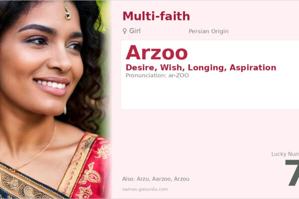 Arzoo Name Meaning — Persian Origin, Girl Name & Cultural Significance (2025)