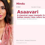 Asaavari Name Meaning and Details