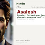 Asalesh Name Meaning and Details
