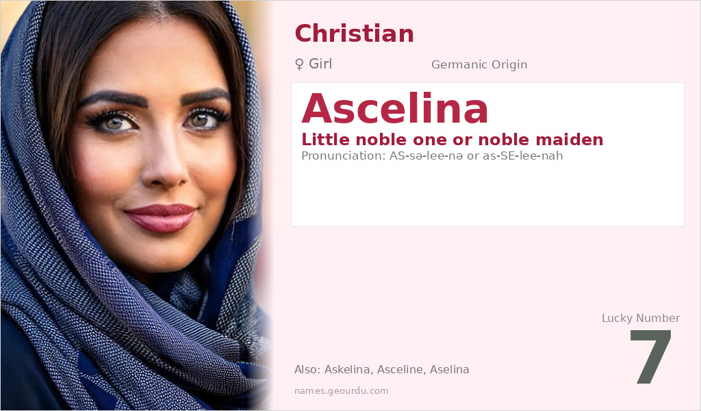 Ascelina Name Meaning and Details