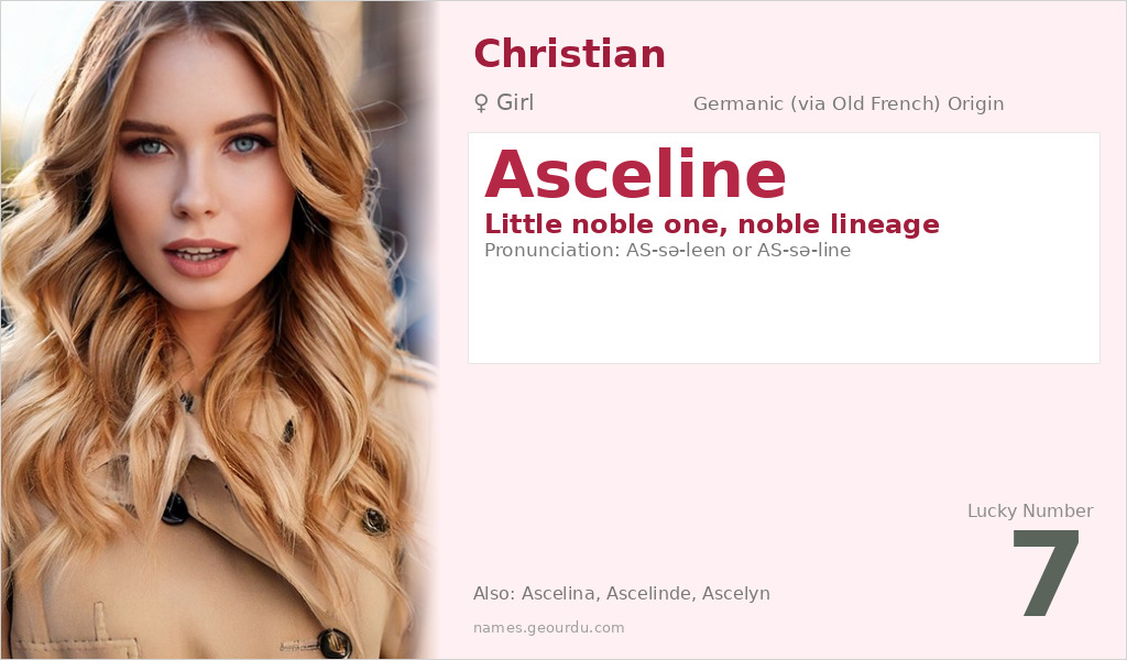 Asceline Name Meaning and Details