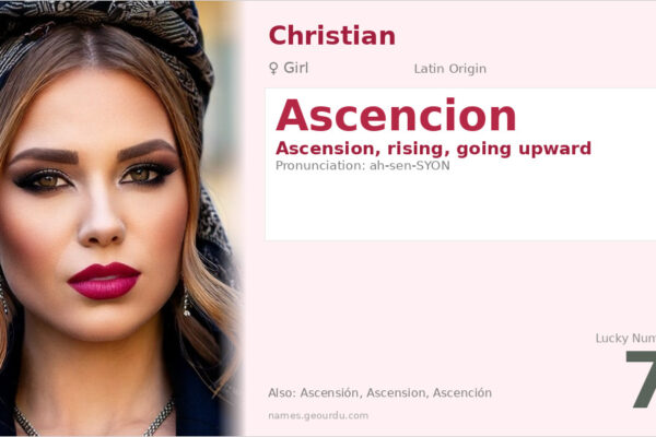 Ascencion Name Meaning — Latin Origin, Christian Significance & Details (2025)