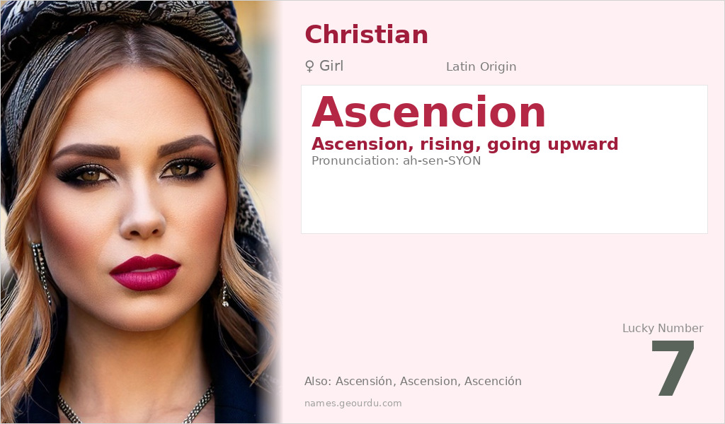 Ascencion Name Meaning and Details