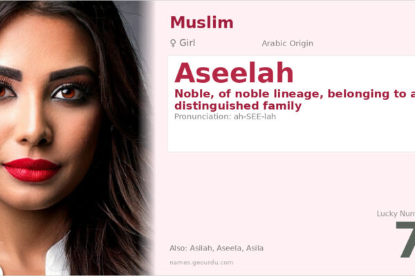 Aseelah Name Meaning — Arabic Origin, Girl Name & Details (2025)