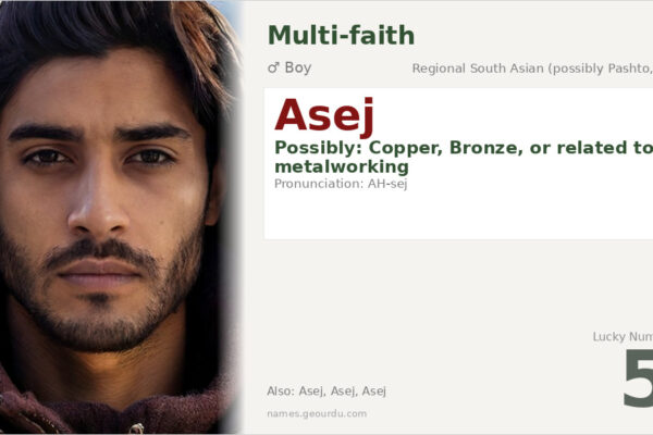 Asej Name Meaning — Origin, Gender & Details (2025)