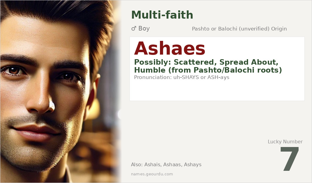 Ashaes Name Meaning and Details