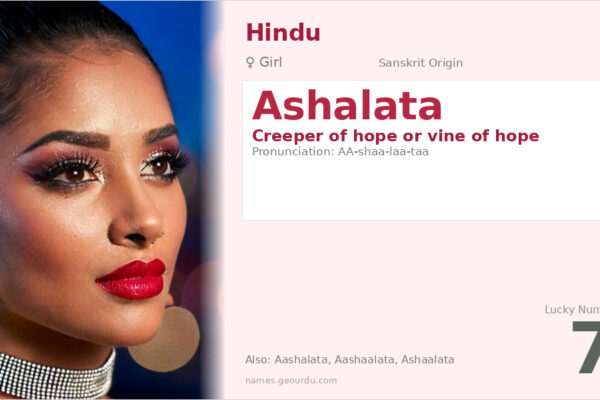 Ashalata Name Meaning — Sanskrit Origin, Girl Name & Details (2025)