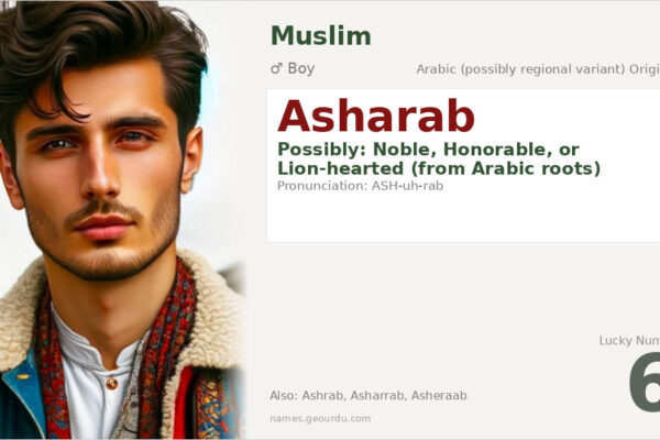 Asharab Name Meaning — Origin, Gender & Details (2025)