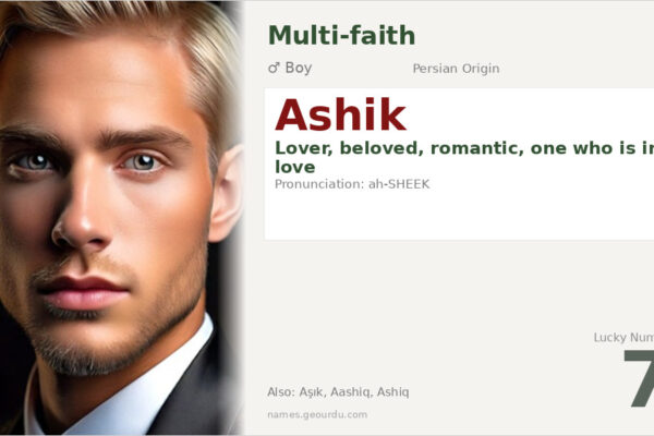 Ashik Name Meaning — Origin, Gender & Details (2025)