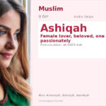 Ashiqah Name Meaning and Details