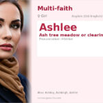 Ashlee Name Meaning and Details