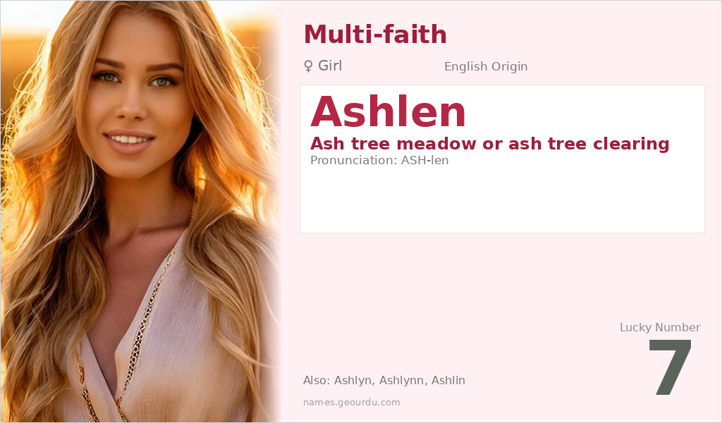 Ashlen Name Meaning and Details