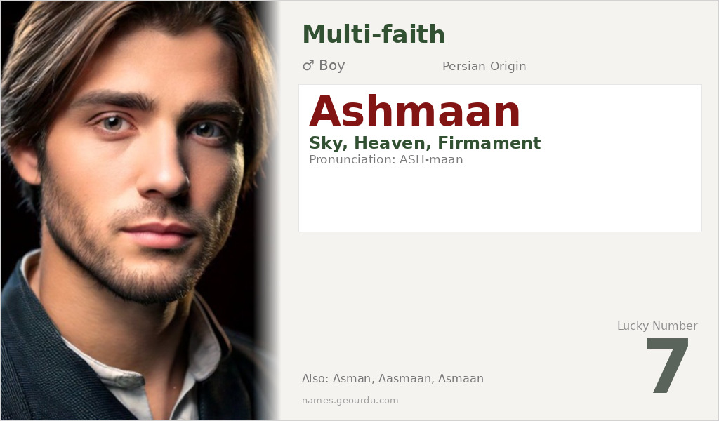 Ashmaan Name Meaning and Details