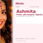 Ashmita Name Meaning and Details