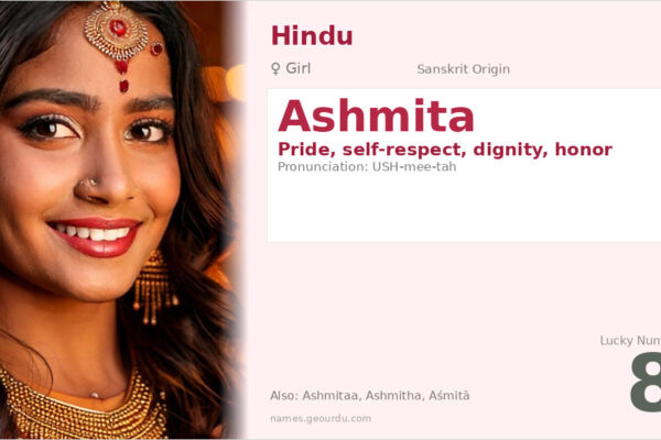 Ashmita Name Meaning — Sanskrit Origin, Girl Name & Details (2025)