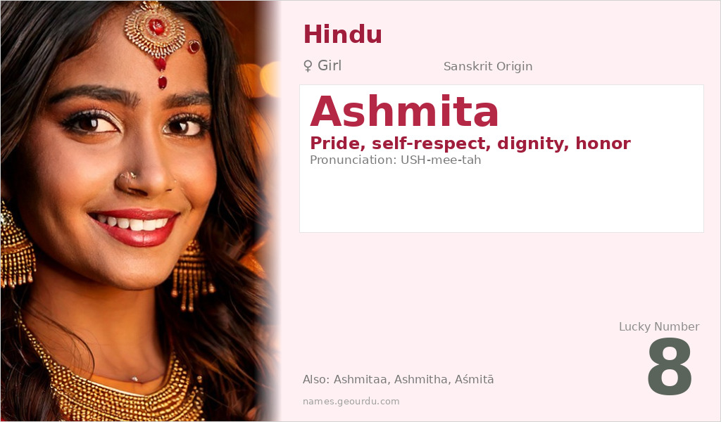 Ashmita Name Meaning and Details
