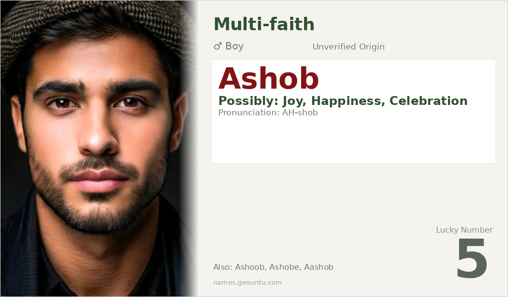 Ashob Name Meaning and Details