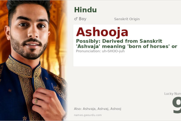 Ashooja Name Meaning — Origin, Gender & Details (2025)